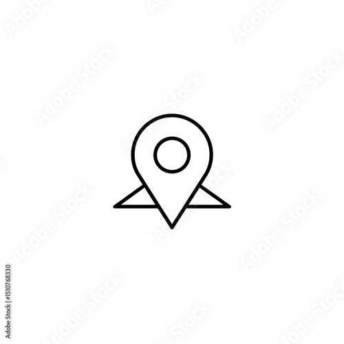 Map pin indicates location onscreen simple minimalist style Free Download Map pin indicates location onscreen simple minimalist style - GFXLoad