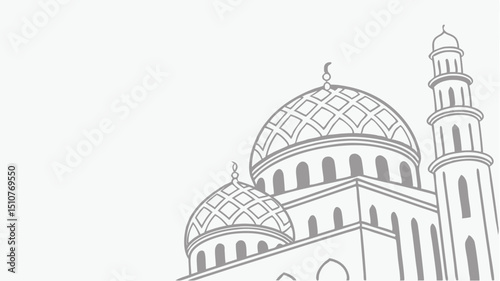 silhouette of mosque in istanbul