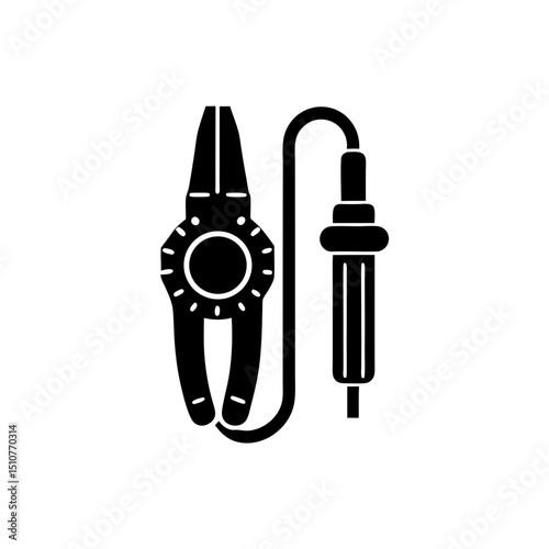 creative details multimeter icon vector illustration	