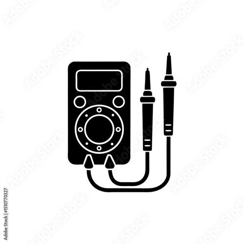 creative details multimeter icon vector illustration	