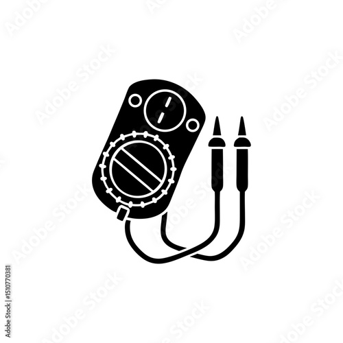 creative details multimeter icon vector illustration	