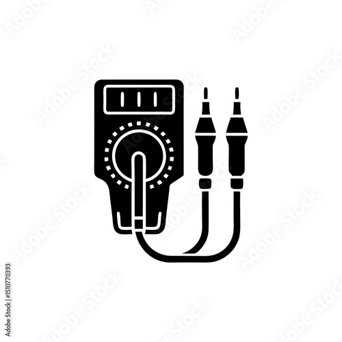 creative details multimeter icon vector illustration	