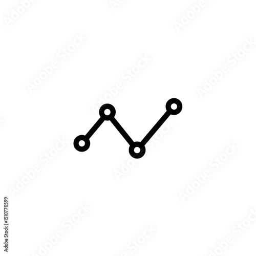 Data line shows fluctuation trending on clear white background