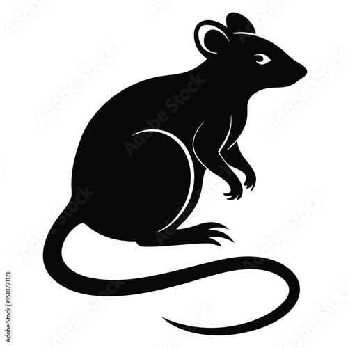 rat silhouette 
