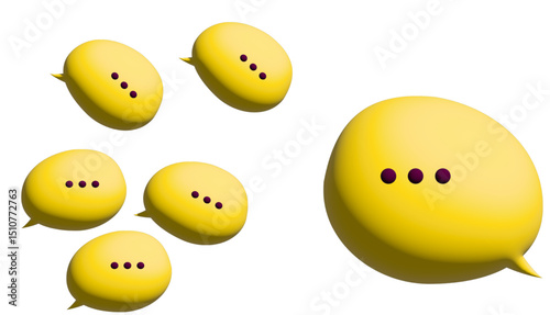 dialog 3D message