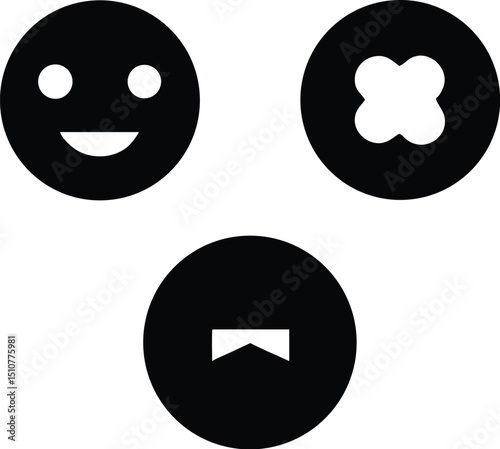 Gamer emoji icon joystick rage victory faces