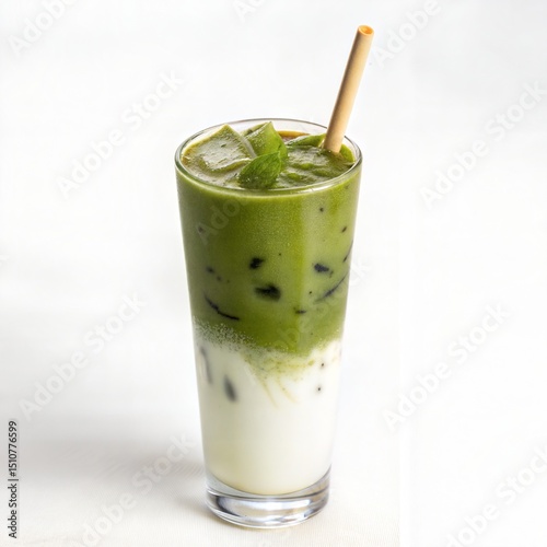 Iced Green Tea With Milk
