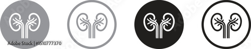 Lungs. Icon for design. Easily editable
