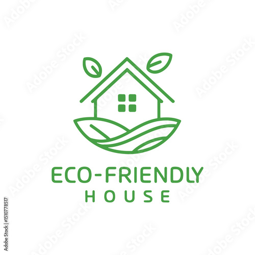 Leaf and Home Combine Logo Design,House Logo Design With leaf, Home Logo Design, House Logo Design, Home and Tree combine Logo Design, Professional Home Logo Design