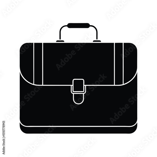 Briefcase Icon Vector Flat Clean Look Isolated