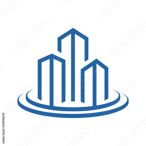 Real Estate Logo Design Vector, Building Logo Design, Unique and professional Logo Design