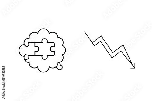 Brainstorming the solution and the consequences of a downturn in a business concept