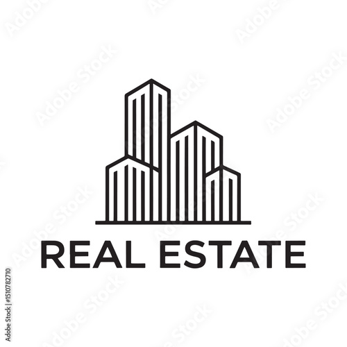Real Estate Logo Design Vector, Building Logo Design, Unique and professional Logo Design