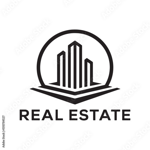 Real Estate Logo Design Vector, Building Logo Design, Unique and professional Logo Design