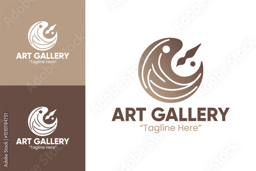 Bold Art Gallery Logo Design for Contemporary Art Spaces