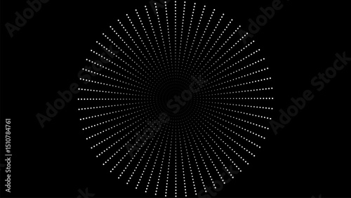Spiral sound wave rhythm line dynamic abstract vector background
