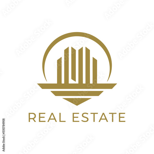 Real Estate Logo Design Vector, Building Logo Design, Unique and professional Logo Design