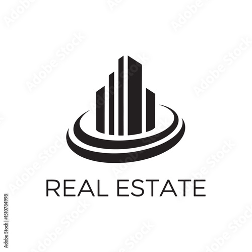 Real Estate Logo Design Vector, Building Logo Design, Unique and professional Logo Design