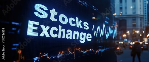 Urban finance hub: Night screen 