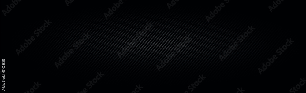 Fototapeta premium Black background with glow and shadow - Panorama