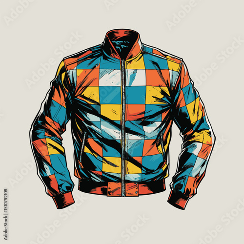 men's jacket vector art for graphic design needs