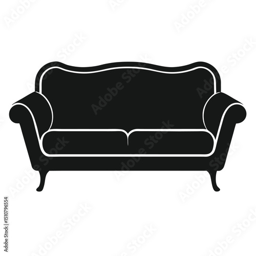 Armchair Silhouette vector of Adobe Illustrator Artwork