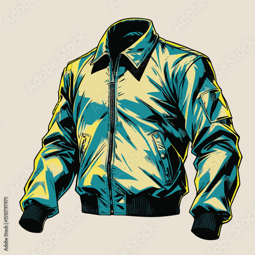 men's jacket vector art for graphic design needs