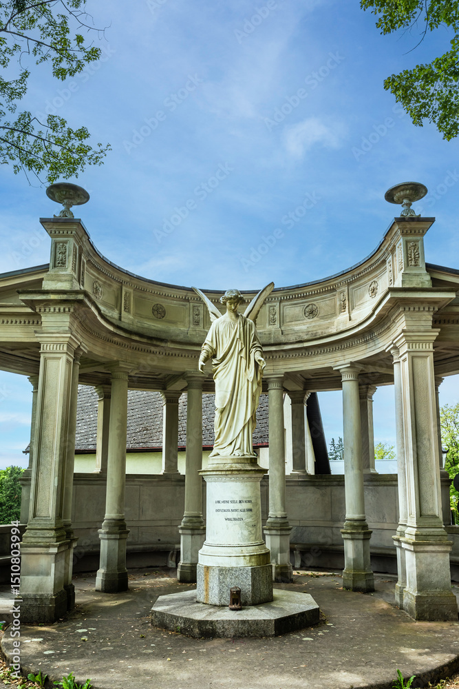 Obraz premium Angel statue in Baden-Baden (Germany)