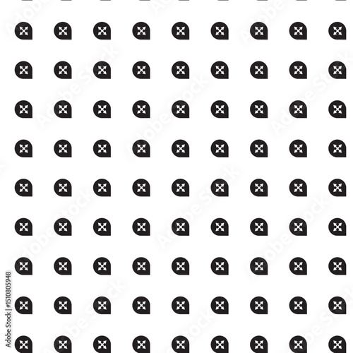 Seamless black and white pattern - minimalist design for fabric, wallpaper and digital backgrounds
