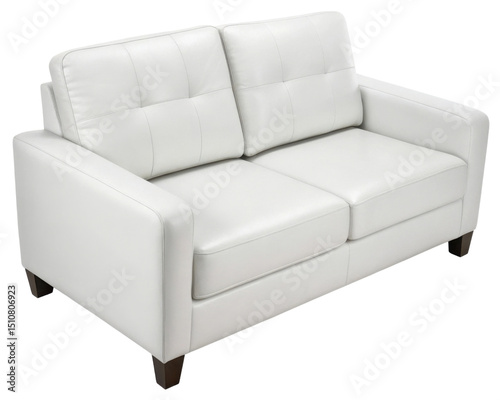Stylish pu leather loveseat sofa that enhances any living space with elegance and comfort