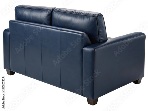 Luxurious pu leather loveseat sofa offers comfort and style for any living space