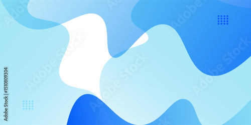 abstract fluid background with blue color photo
