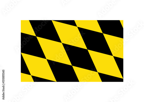 Flag of Munich or München city, Germany