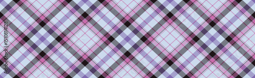 Seamless plaid tartan scotland texture with squares - Vector illustration