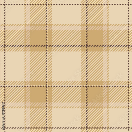 Scotland tartan seamless plaid texture with rhombuses and squares - Vector illustration