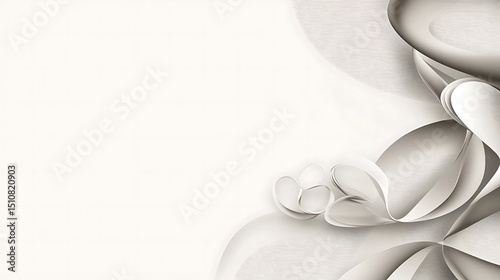 Abstract paper art design