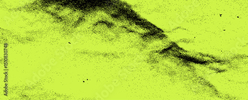 Neon green acid grange with crumpled paper texture, retro collage background, gritty punk vibe