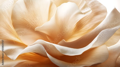 Closeup of delicate flower petals
