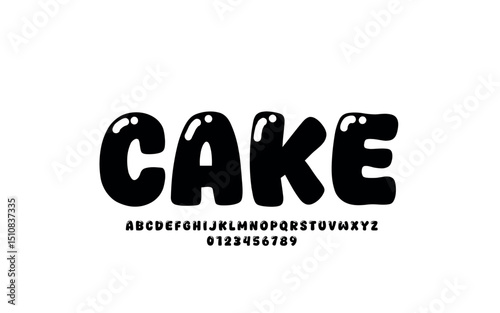 Cute Bubbly Typeface with Soft Rounded Letters Perfect for Kids and Fun Designs
