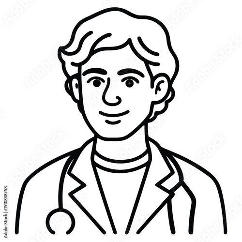 Wallpaper Mural vector illustration of a man Torontodigital.ca