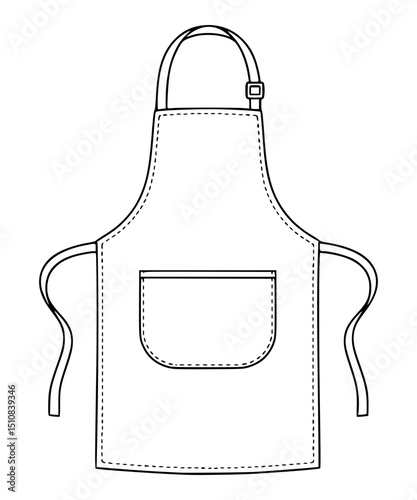 Apron Line Art
