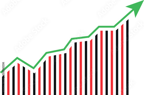 Growing Trend Graph with Positive Ascent