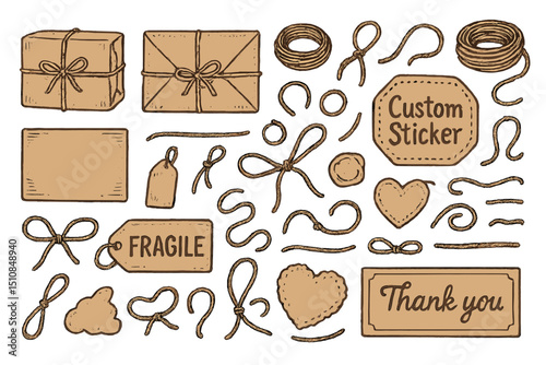 Crafting gifts with handmade tags and stickers shows creativity and care in packaging during the festive season