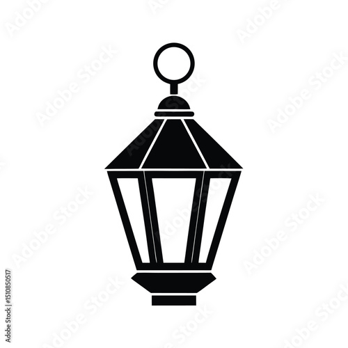 Lantern Icon Vector Flat and Clean Look Isolated.eps