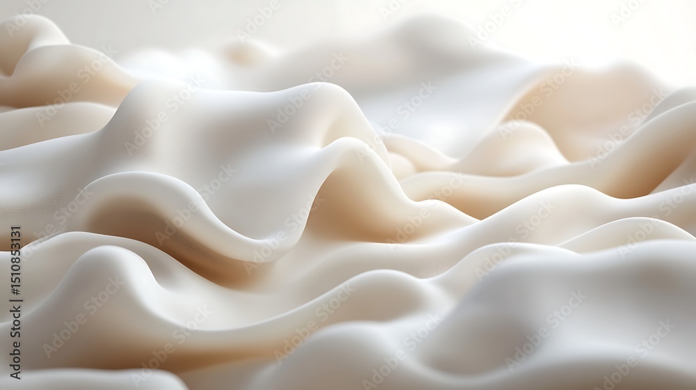 Obraz premium Abstract creamy waves (2)