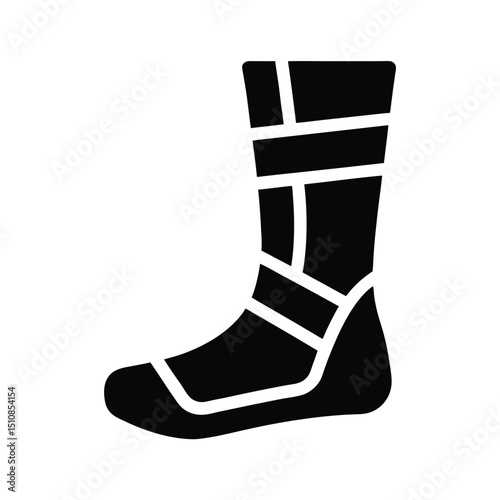 Leg Brace Icon Vector Flat and Clean Look Isolated.eps
