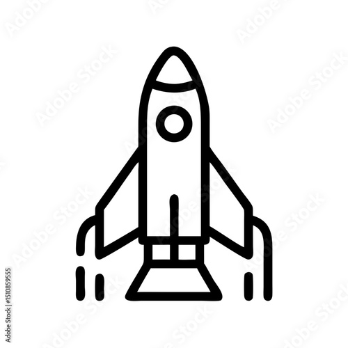 Motivation Vector of personal growth, goal setting, perseverance, achievement, rocket launching, teamwork, passion, thumbs up thin linear illustration.