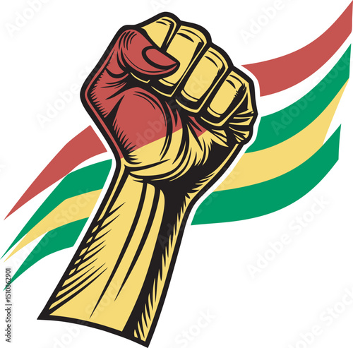 Vector illustration of juneteenth freedom day