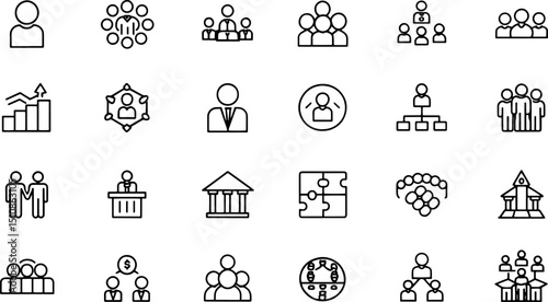 stakeholder line editable icons set  vector illust (1).eps
