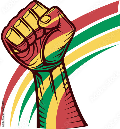 Vector illustration of juneteenth freedom day